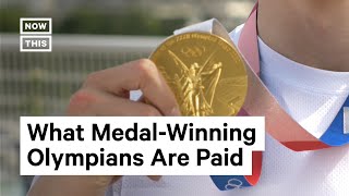 How Much Olympic Athletes Earn for Winning Medals [upl. by Aissac]