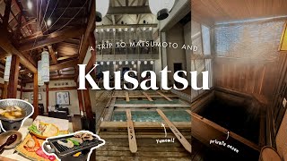 A Trip to Kusatsu Onsen  Staying at a Traditional Japanese Ryokan 🇯🇵  Japan Travel Vlog [upl. by Lucia]