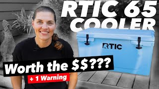 Is it Worth the   RTIC 65 Cooler  After 1 year of use amp a WARNING [upl. by Tterb]