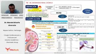 ENFERMEDAD RENAL CRÓNICA  NEFROLOGÍA  VILLAMEDIC [upl. by Ahcas]