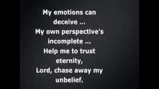 Chase Away My Unbelief Lyric Video [upl. by Charlotta]