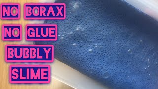 How to Make Crunchy Bubbly Slime Easy DIY Slime Tutorial NO ACTIVATORNO BORAX [upl. by Naret150]