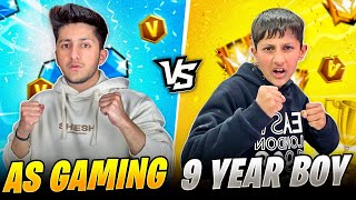 9 Year Boy Vs As Gaming 1 Vs 1 Clash Squad Fight 50000 Diamonds Challenge  Garena Free Fire [upl. by Arted]