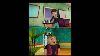 Lester VS Felix keşfet keşfetbeniöneçıkar scaryrobberhomeclash [upl. by Offen]