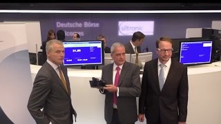 Börsengang IPO der Siltronic AG  Börse Frankfurt [upl. by Josephine]