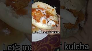 Nutri kulcha recipe😍😋 Jammu street style soyabean kulcha food recipe yummy streetfood jammu [upl. by Karlin952]