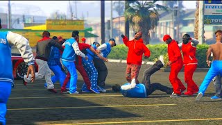 GTA 5 BEST BLOODS VS CRIPS I EVER MADE [upl. by Ataeb]