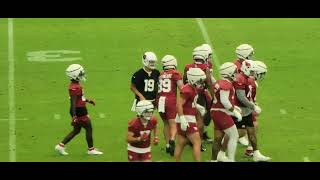 Desmond Ridder  Arizona cardinals training camp 24  NFL training camp [upl. by Attener]