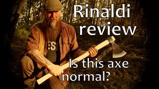 Review of a quotnormalquot Rinaldi axe Tree felling and opinions [upl. by Siddra]