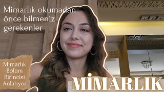 MİMARLIK  Mimarlık Okumadan Önce Kesinlikle Bilmeniz Gerekenler mimarlıkfakültesi mimarlık yks [upl. by Siravart194]