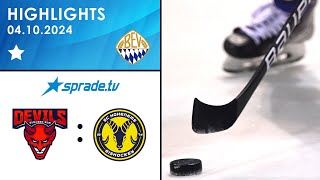 04102024  Highlights  Devils UlmNeuUlm vs SC Hohenems [upl. by Adabel883]