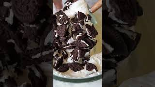 BEST EVER NO BAKE OREO CHEESECAKE RECIPE  HOW TO MAKE OREO CHEESECAKE AT HOME shorts [upl. by Giacobo]