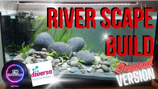 Stunning River Scape with Diversa Tank  Original Version  fish aquariumhobby aquascape [upl. by Walling]