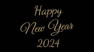 Happy New Year 2024  4K  Chroma Key Effects  No Copyright [upl. by Lussi]