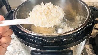 How to cook a perfect rice in InstantPot  Fluffy Steamed White Rice  instantpot recipes [upl. by Pharaoh393]