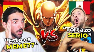 🇪🇸 2 ESPAÑOLES REACCIONAN A 6 DOBLAJES UN MOMENTO ÉPICO 🇲🇽 DE SAITAMA VS BOROS  NoMeDuchoGT [upl. by Notac599]