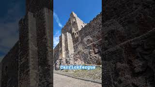 Carrickfergus Castle 🏰 and Harbour ⛵ carrickfergus northernireland ☺️ [upl. by Heurlin]