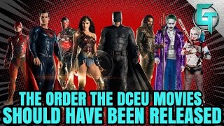 How The DCEU Movies Should Have Been Released  TC Does Comics [upl. by Enetsirk179]