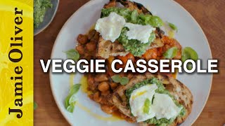 Veggie Casserole  Jamie Oliver  ONE [upl. by Anilef143]