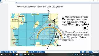 Koershoek tekenen meer dan 180 graden [upl. by Nwonknu]