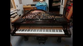 1882 Knabe Grand  Schumann Arabesque Op 18 [upl. by Galligan]