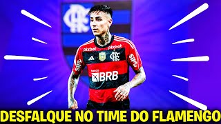 DESFALQUES NO TIME DO FLAMENGO PARA O JOGO CONTRA O BANGU [upl. by Latty]