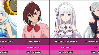 63 Upcoming Anime in Fall 2024 [upl. by Clemen]