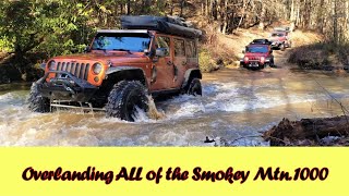 Overlanding ALL of the Smokey Mountain 1000 [upl. by Casar349]