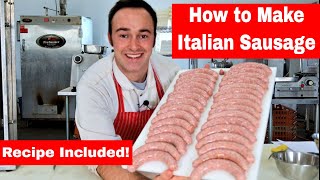 Homemade Italian Sausage Recipe How to Make Italian Sausage Recipe Included [upl. by Kola632]