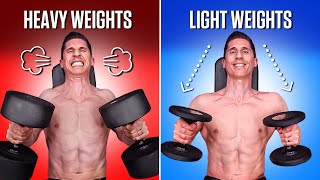 Heavy vs Light Weights for Muscle Growth WHICH WORKS BETTER [upl. by Yoc]