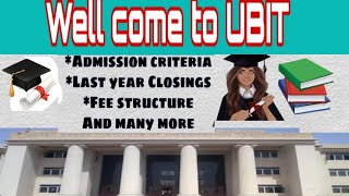 Admission criteria of UBIT 🎓 BS in CS and SE quotUniversity of Karachi [upl. by Dranal]