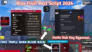 Roblox Hack  Blox Fruit HoHo Hub Script  Key Bypasser Full Tutorial  Best Script HoHo Hub [upl. by Bannasch]