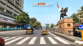 Vashi  4K  Winter Afternoon Drive  Navi Mumbai [upl. by Eynobe]