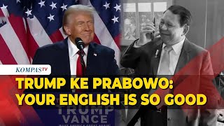 Presiden Prabowo Telepon Trump hingga Dipuji Jago Bahasa Inggris [upl. by Nikita329]