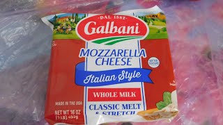 Galbani Mozarella Cheese Galbani Milk Whole Mozzarella Cheese Air Fryer Pizza [upl. by Alra]