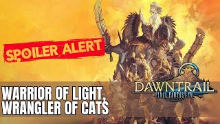 Final Fantasy XIV  Dawntrail  Sidequest  Warrior of Light Wrangler of Cats [upl. by Tim]