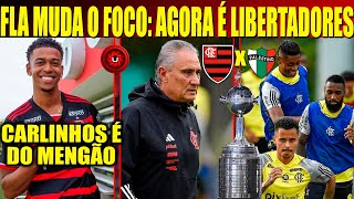 CARLINHOS É DO MENGÃO FLAMENGO MUDA O FOCO AGORA É LIBERTADORES PREMIAÇÃO CARIOCÃO 2024 [upl. by Bowles]