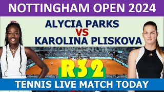 Alycia Parks vs Karolína Plíšková [upl. by Ennybor438]