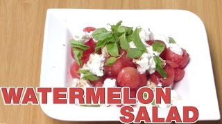 Watermelon Salad Recipe Feta Cheese [upl. by Cassandry]