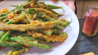 Spicy crispy green beans [upl. by Blondie]