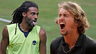 The Tennis Match That Turned Into a Circus Show  Dustin Brown VS Alexander Zverev [upl. by Aziar172]