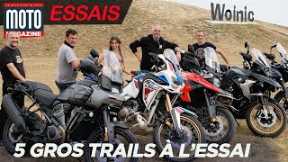 5 Gros trails les motards donnent leur avis mauvaise foi inside   ► Essai Moto Magazine [upl. by Nurse]