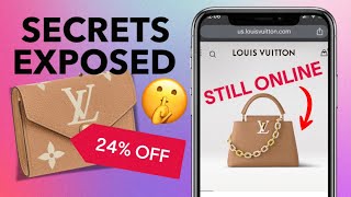 Louis Vuitton Website Secrets  How To Find Hidden Items amp Discounts [upl. by Alo]