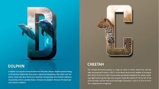 Photoshop Tutorial  Letter Poster Design [upl. by Odlavso]