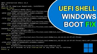 Windows Not Booting Fix UEFI Boot Issue [upl. by Aver712]