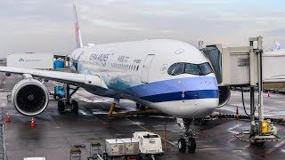 TRIP REPORT  China Airlines  Airbus A350900  Amsterdam  Taipei AMSTPE  Economy Class [upl. by Sinne]