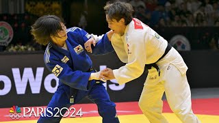 Christa Deguchi bests Huh MiMi wins firstever judo gold for Canada  Paris Olympics  NBC Sports [upl. by Dviad]