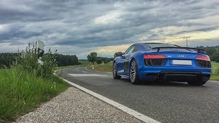 Audi R8 V10 PLUS 610hp  PURE SOUND [upl. by Yecad]