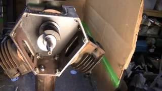 HOMEMADE RADIAL BRIGGS ENGINE part 22 [upl. by Norak]