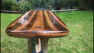 Wooden Surfboard from a Fly Screen Door [upl. by Htes713]